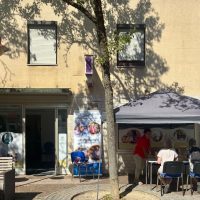 Stand beim Nachhaltigkeitsmarkt